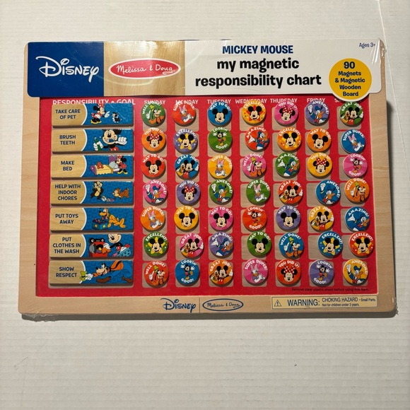 Melissa & Doug‎ Disney Mickey Mouse Clubhouse My Magnetic Responsibility Chart - Picture 1 of 11